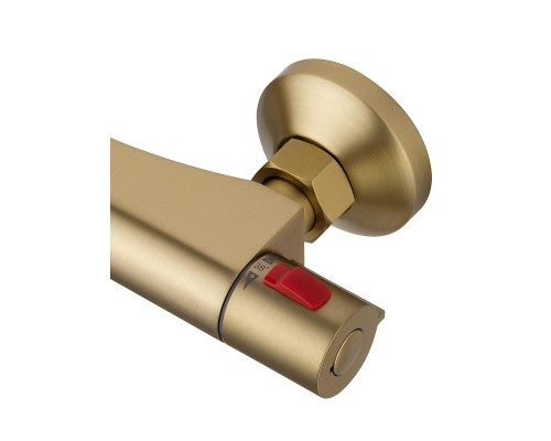 Смеситель для душа Wonzon & Woghand Inn WW-B2005-A-BG с термостатом цвет Брашированное золото