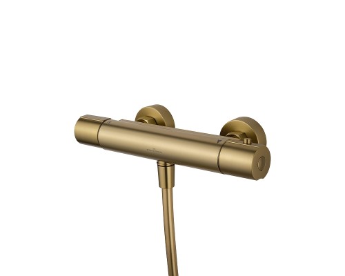 Смеситель для душа Wonzon & Woghand Inn WW-B2029-A-BG с термостатом цвет Брашированное золото
