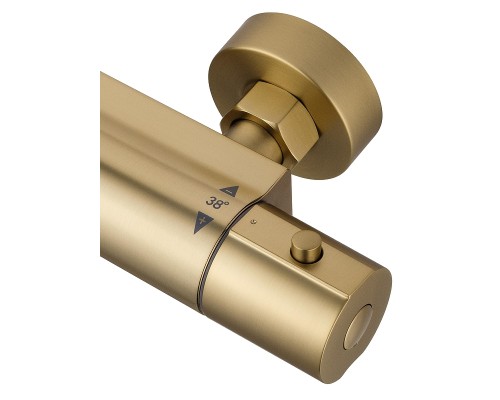 Смеситель для душа Wonzon & Woghand Inn WW-B2029-A-BG с термостатом цвет Брашированное золото