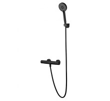 Смеситель для душа Wonzon & Woghand Inn WW-B2029-A-MB с термостатом цвет Черный матовый