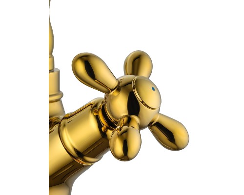 Смеситель для раковины Wonzon & Woghand Retro WW-88139020-PG цвет Глянцевое золото