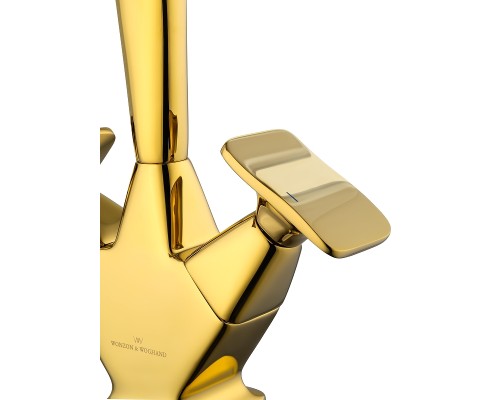 Смеситель для раковины Wonzon & Woghand Shakespeare WW-651103-DG цвет Темное золото