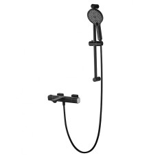 Смеситель для ванны Wonzon & Woghand Solid WW-C2011-A-MB с термостатом цвет Черный матовый