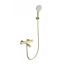 Смеситель для ванны Wonzon & Woghand Stay WW-B2016-A1-BG с термостатом цвет Брашированное золото