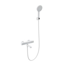 Смеситель для ванны Wonzon & Woghand Stay WW-B2016-A1-MW с термостатом цвет Белый матовый