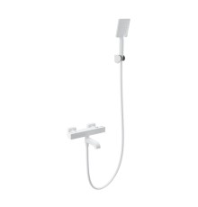 Смеситель для ванны Wonzon & Woghand Stay WW-B2026-A1-MW с термостатом цвет Белый матовый