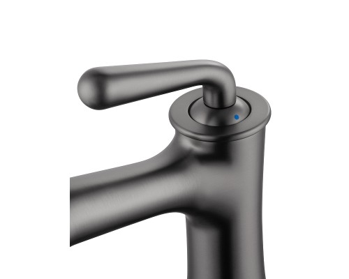 Смеситель для раковины Wonzon & Woghand Steam WW-88139008-BGM цвет Темный графит