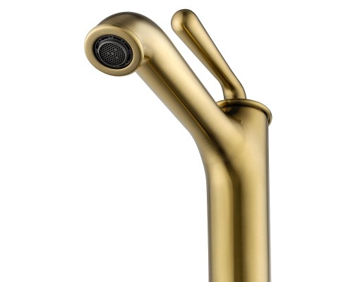 Смеситель для раковины Wonzon & Woghand Steam WW-88239008-BG цвет Брашированное золото