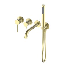 Смеситель для ванны Wonzon & Woghand Stick WW-889017-BG цвет Брашированное золото