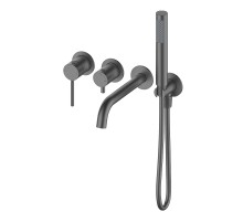 Смеситель для ванны Wonzon & Woghand Stick WW-889017-BGM цвет Темный графит