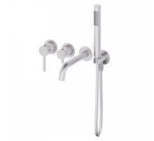 Смеситель для ванны Wonzon & Woghand Stick WW-889017-BN цвет Брашированный никель