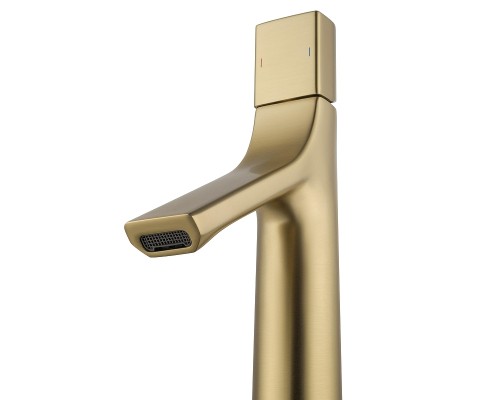 Смеситель для раковины Wonzon & Woghand The One WW-H1011-BG цвет Брашированное золото