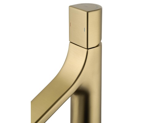 Смеситель для раковины Wonzon & Woghand The One WW-H1011-BG цвет Брашированное золото