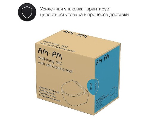Унитаз AM.PM Awe C111700SC подвесной с сиденьем Микролифт