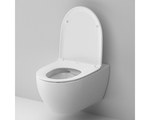 Комплект унитаза с инсталляцией AM.PM Awe FlashClean IS49038.111700 с сиденьем Микролифт и Черной матовой клавишей смыва