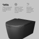 Унитаз AM.PM Func FlashClean C8F1701MBSC подвесной Черный матовый с сиденьем Микролифт