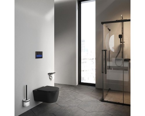 Унитаз AM.PM Func FlashClean C8F1701MBSC подвесной Черный матовый с сиденьем Микролифт