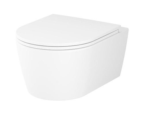 Унитаз AM.PM Func FlashClean C8F1700MWSC подвесной Белый матовый с сиденьем Микролифт