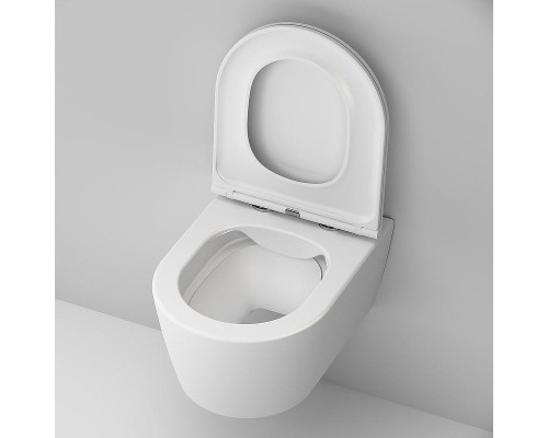 Унитаз AM.PM Func FlashClean C8F1700MWSC подвесной Белый матовый с сиденьем Микролифт