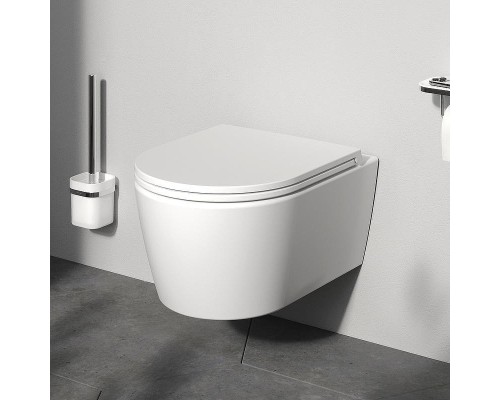 Унитаз AM.PM Func FlashClean C8F1700MWSC подвесной Белый матовый с сиденьем Микролифт