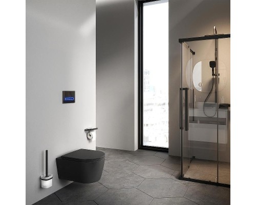 Унитаз AM.PM Func FlashClean C8F1700MBSC подвесной Черный матовый с сиденьем Микролифт