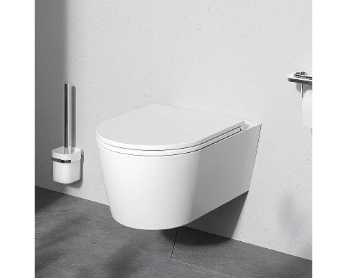 Комплект унитаза с инсталляцией AM.PM Func FlashClean IS90151.8F1701 с сиденьем Микролифт и клавишей смыва Хром глянцевый