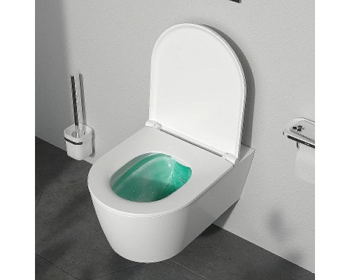 Комплект унитаза с инсталляцией AM.PM Func FlashClean IS90151.8F1701 с сиденьем Микролифт и клавишей смыва Хром глянцевый