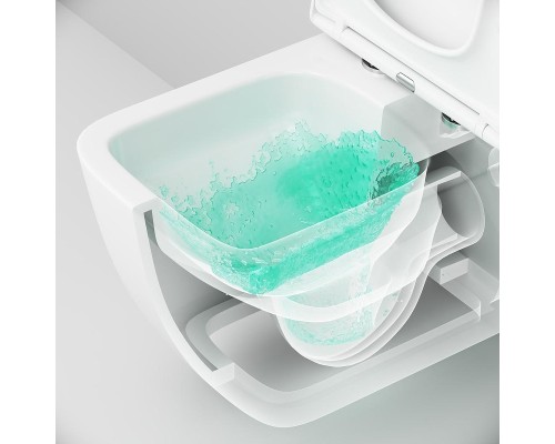 Унитаз AM.PM Gem C901901SC подвесной цвет Белый с сиденьем Микролифт