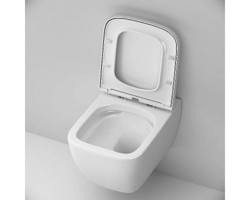 Комплект унитаза с инсталляцией AM.PM Gem FlashClean IS100201.901701 с сиденьем Микролифт и Белой глянцевой клавишей смыва