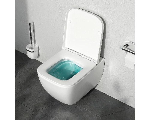 Комплект унитаза с инсталляцией AM.PM Gem FlashClean IS100201.901701 с сиденьем Микролифт и Белой глянцевой клавишей смыва