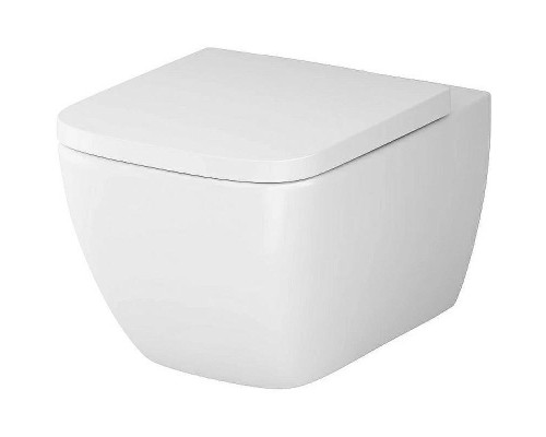 Комплект унитаза с инсталляцией AM.PM Gem FlashClean IS100238.901701 с сиденьем Микролифт и Черной матовой клавишей смыва