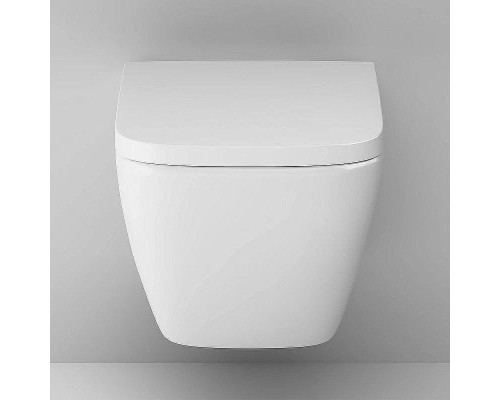 Комплект унитаза с инсталляцией AM.PM Gem FlashClean IS100238.901701 с сиденьем Микролифт и Черной матовой клавишей смыва