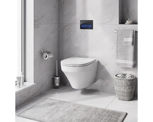 Комплект унитаза с инсталляцией AM.PM Inspire FlashClean IS450A38.501700 с сиденьем Микролифт и Черной клавишей смыва