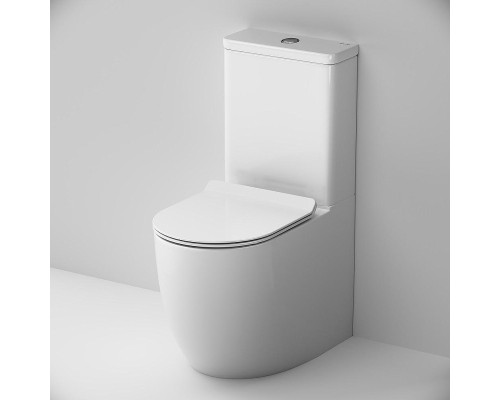 Унитаз компакт AM.PM Like Aquaspin C808600SC цвет Белый с бачком и сиденьем Микролифт