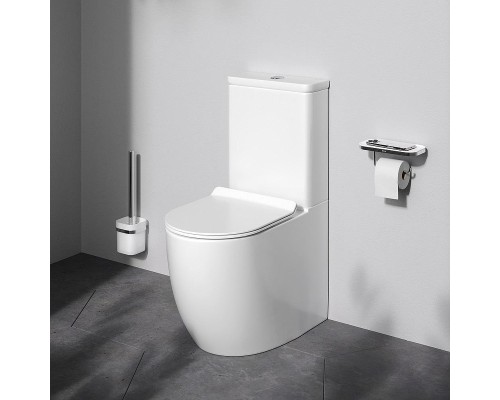 Унитаз компакт AM.PM Like Aquaspin C808600SC цвет Белый с бачком и сиденьем Микролифт