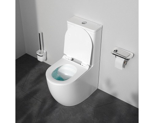 Унитаз компакт AM.PM Like Aquaspin C808600SC цвет Белый с бачком и сиденьем Микролифт