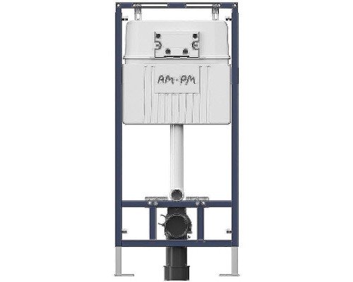 Комплект унитаза с инсталляцией AM.PM Like IS100138.801900 с сиденьем Микролифт и Черной матовой клавишей смыва