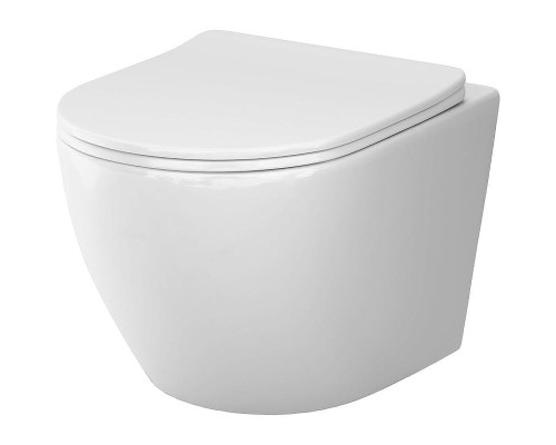 Комплект унитаза с инсталляцией AM.PM Like IS49038.801900 с сиденьем Микролифт и Черной матовой клавишей смыва