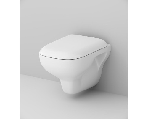 Унитаз AM.PM Like C801700SC подвесной Белый глянец с сиденьем Микролифт