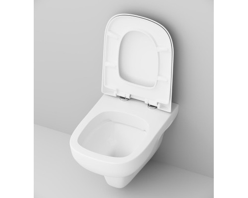 Унитаз AM.PM Like C801700SC подвесной Белый глянец с сиденьем Микролифт