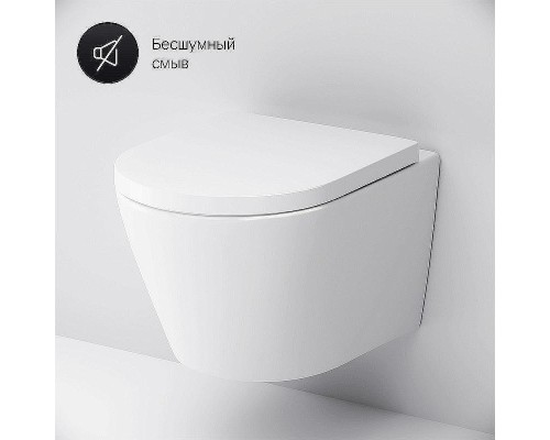 Унитаз AM.PM Sense FlashClean C741701SC подвесной с сиденьем Микролифт