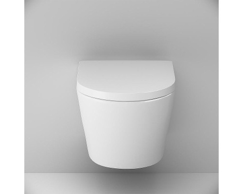 Унитаз AM.PM Sense FlashClean CK74H0403W подвесной с гигиеническим душем и ершиком с сиденьем Микролифт