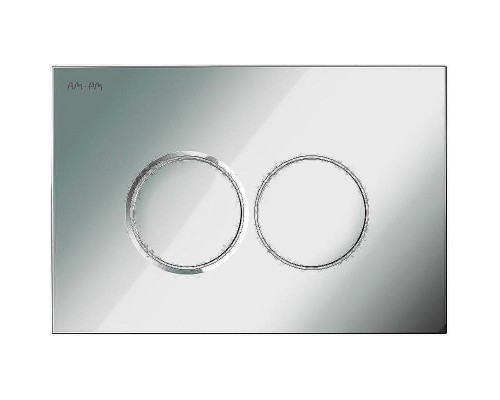 Комплект унитаза с инсталляцией AM.PM Sense FlashClean IS100151.741701 с сиденьем Микролифт и клавишей смыва Хром глянцевый