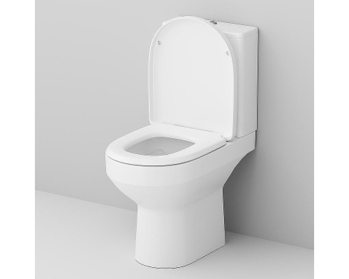 Унитаз компакт AM.PM Spirit CK70DC с аксессуарами для ванной комнаты с бачком и сиденьем Микролифт