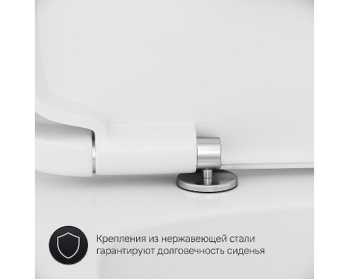 Унитаз компакт AM.PM Spirit CK70DC с аксессуарами для ванной комнаты с бачком и сиденьем Микролифт