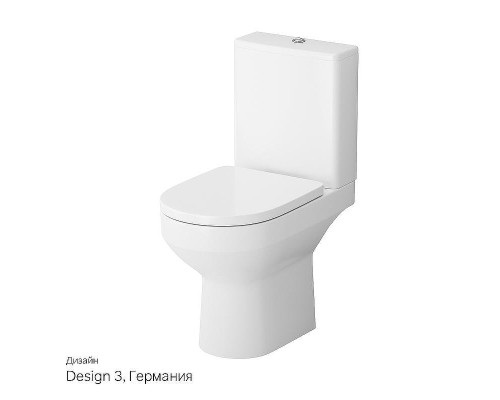 Унитаз компакт AM.PM Spirit CK70DC с аксессуарами для ванной комнаты с бачком и сиденьем Микролифт