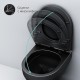Унитаз AM.PM Spirit V2.0 FlashClean CK70H1103B подвесной с гигиеническим душем и ершиком цвет Черный матовый с сиденьем Микролифт