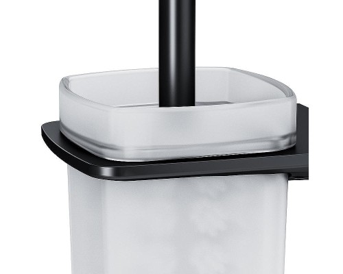 Унитаз AM.PM Spirit V2.0 FlashClean CK70H1103B подвесной с гигиеническим душем и ершиком цвет Черный матовый с сиденьем Микролифт