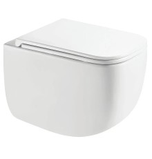 Унитаз AQUAme AQM2016PRO подвесной цвет Белый глянцевый с сиденьем Микролифт