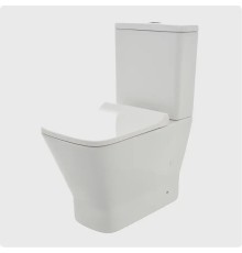 Унитаз компакт AQUAme AQM1005PRO цвет Белый глянец без бачка с сиденьем Микролифт